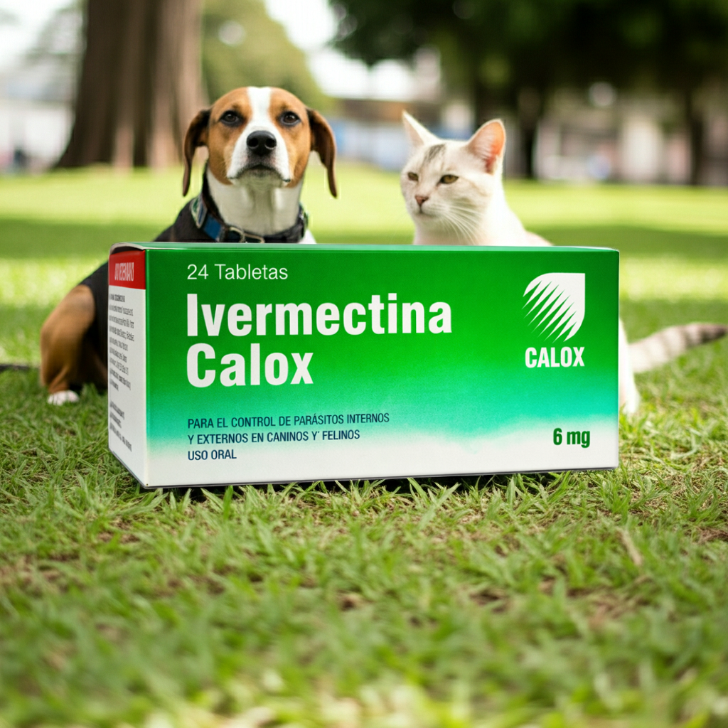 Ivermectina Calox Antiparasitario Amplio Espectro Uso Veterinario Mascotas Ecuador - Agro Campos® Online Store
