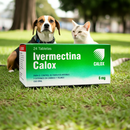 Ivermectina Calox Antiparasitario Amplio Espectro Uso Veterinario Mascotas Ecuador - Agro Campos® Online Store
