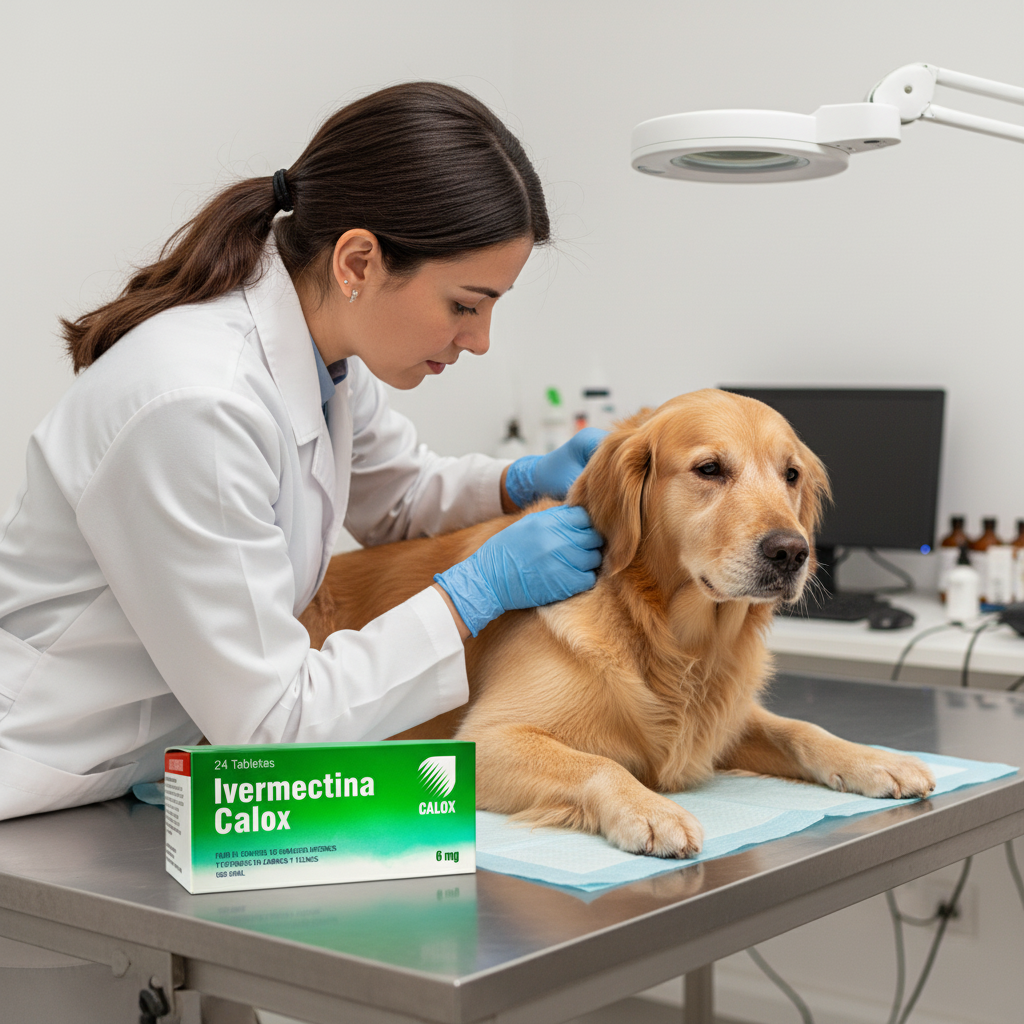 Ivermectina Calox Clinica Veterinaria Veterinario Piel Golden Antiparasitario Ecuador - Agro Campos® Online Store
