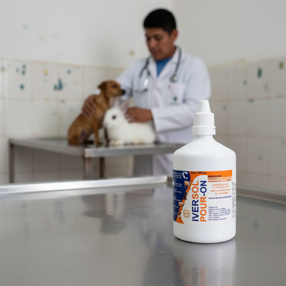 Iversol Pour On Clinica Veterinaria Perro Conejo Multiples Especies Ecuador - Agro Campos® Online Store
