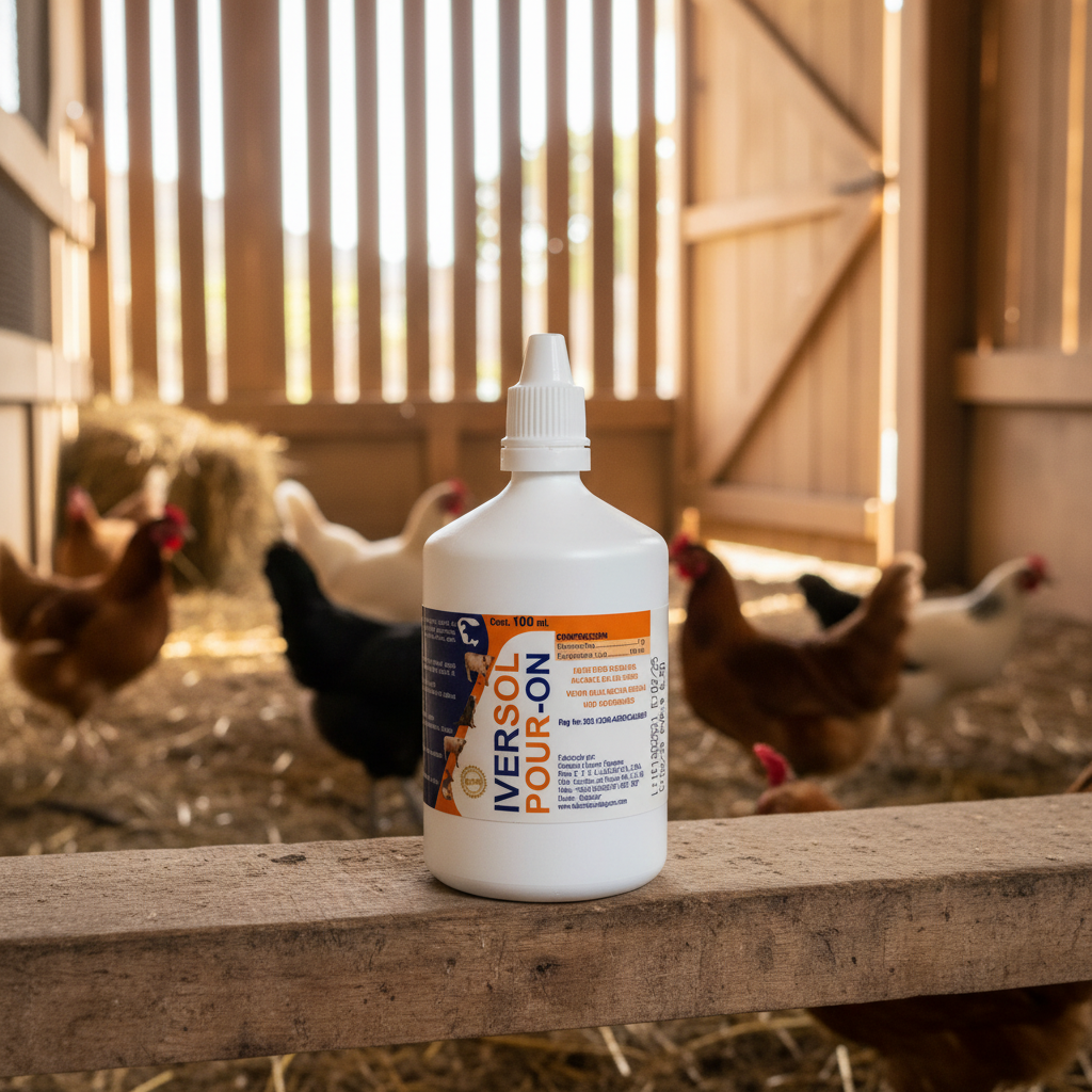 Iversol Pour On Gallinero Aves Corral Ectoparasitos Ecuador - Agro Campos® Online Store

