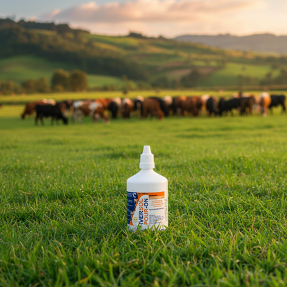 Iversol Pour On Hato Ganadero Vacas Potrero Control Parasitos Ecuador - Agro Campos® Online Store

