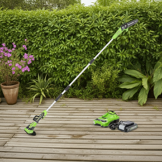Podadora de Altura Inalámbrica Greenworks 24V