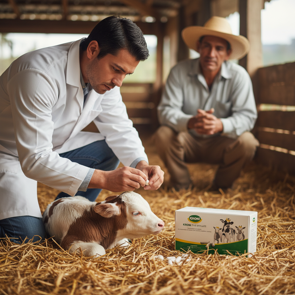 Kroni Immunfit Veterinario Ternero Debil Productor Calostro Ecuador - Agro Campos® Online Store
