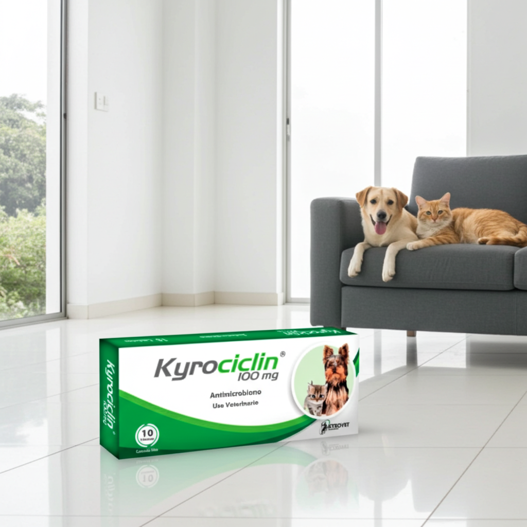 Kyrociclin 100 Doxiciclina Gram Positivas Gram Negativas Mascotas Ecuador - Agro Campos® Online Store