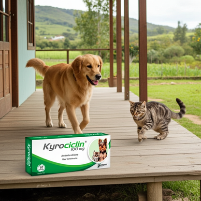 Kyrociclin 100 Doxiciclina Tetraciclina Amplio Espectro Mascotas Ecuador - Agro Campos® Online Store