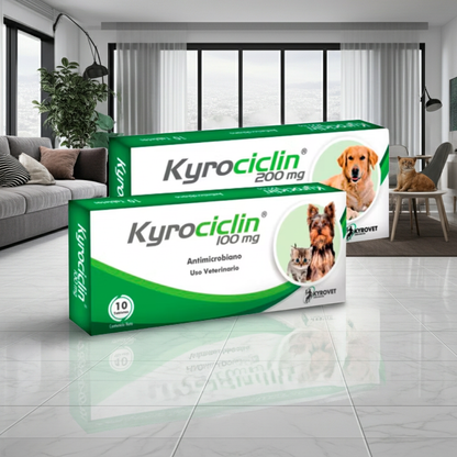 Kyrociclin Antibiotico Infecciones Bacterianas Perros Gatos Ecuador - Agro Campos® Online Store
