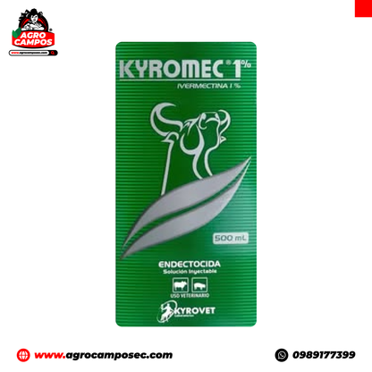 Kyromec 1% Ivermectina Endectocida Inyectable Control Parasitos Internos Externos Bovinos Porcinos Ecuador - Agro Campos® Online Store