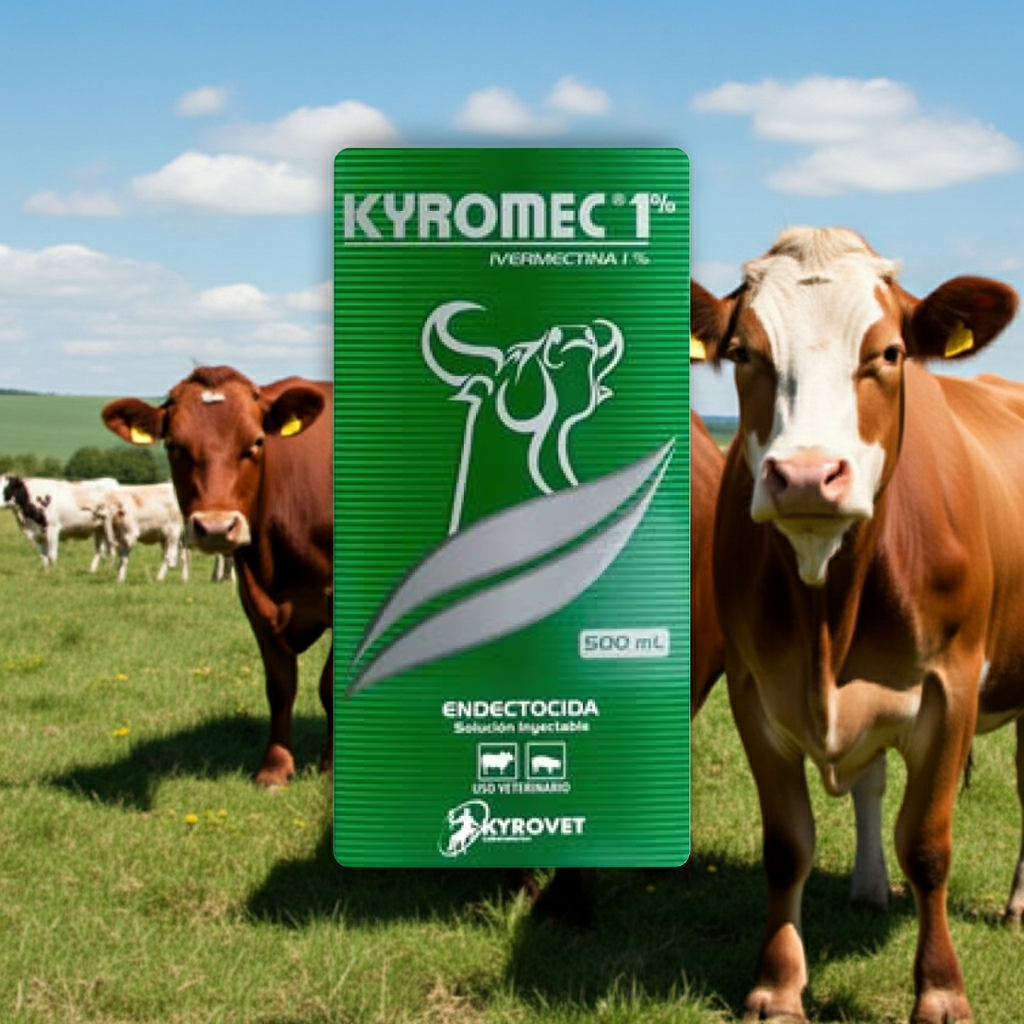 Kyromec 1% Ivermectina Produccion Bovina Porcina Sanidad Animal Ecuador - Agro Campos® Online Store