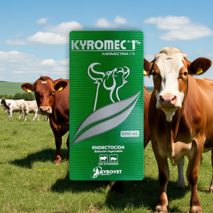 Kyromec 1% Ivermectina Produccion Bovina Porcina Sanidad Animal Ecuador - Agro Campos® Online Store