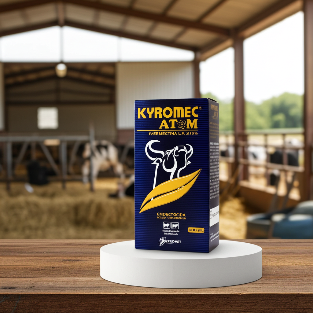 Kyromec Atom 3.15% Antiparasitario Accion Prolongada Bovinos Porcinos Ecuador - Agro Campos® Online Store