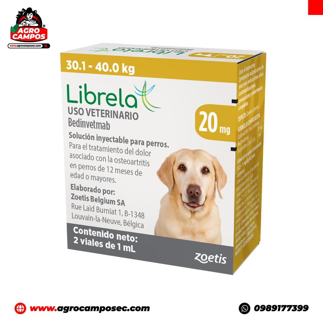 Librela Inyectable para Dolor por Osteoartritis en Perros