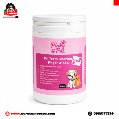 Limpiador de Oidos Pinky Pet Toallitas Higiene Auricular Perros Gatos Ecuador - Agro Campos® Online Store
