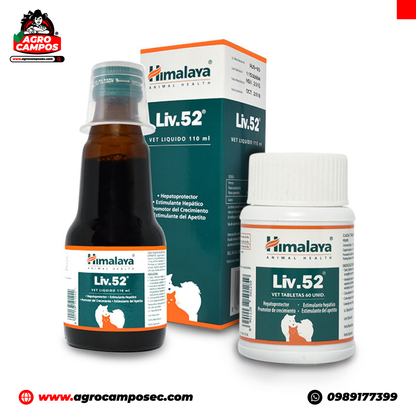 Liv 52 Vet Himalaya Hepatoprotector Natural Prevencion Enfermedades Hepaticas Caninos Felinos Ecuador - Agro Campos® Online Store