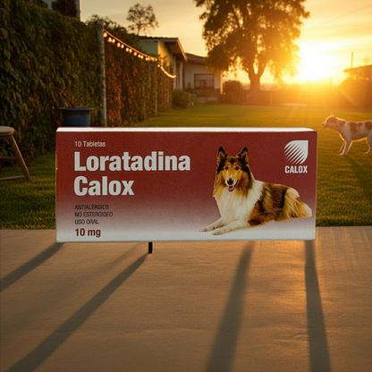 Loratadina Calox Hipersensibilidad Urticaria Rinitis Alergica Mascotas Ecuador - Agro Campos® Online Store
