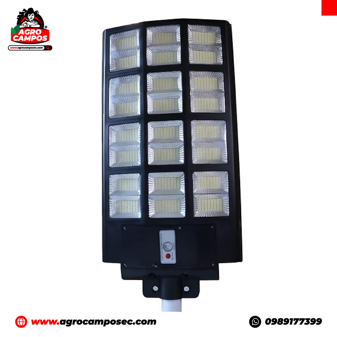 Luz LED con Panel Solar de 600 W con Controlador