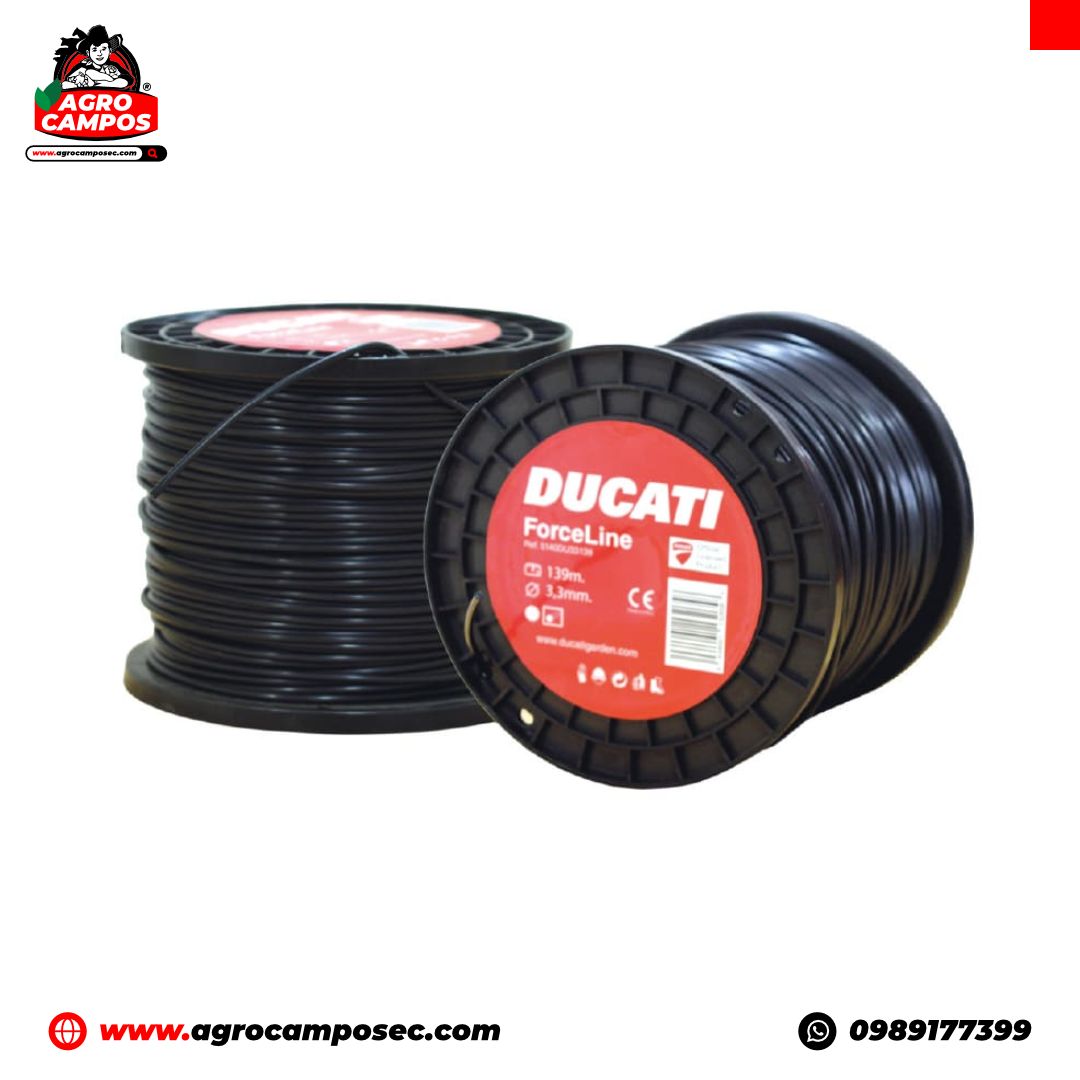 Nylon Ducati Force Line Redondo para Desmalezadora