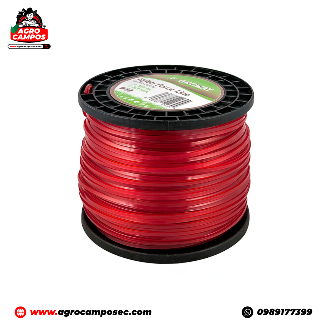 Nylon Groway Force Line Redondo para Desmalezadora