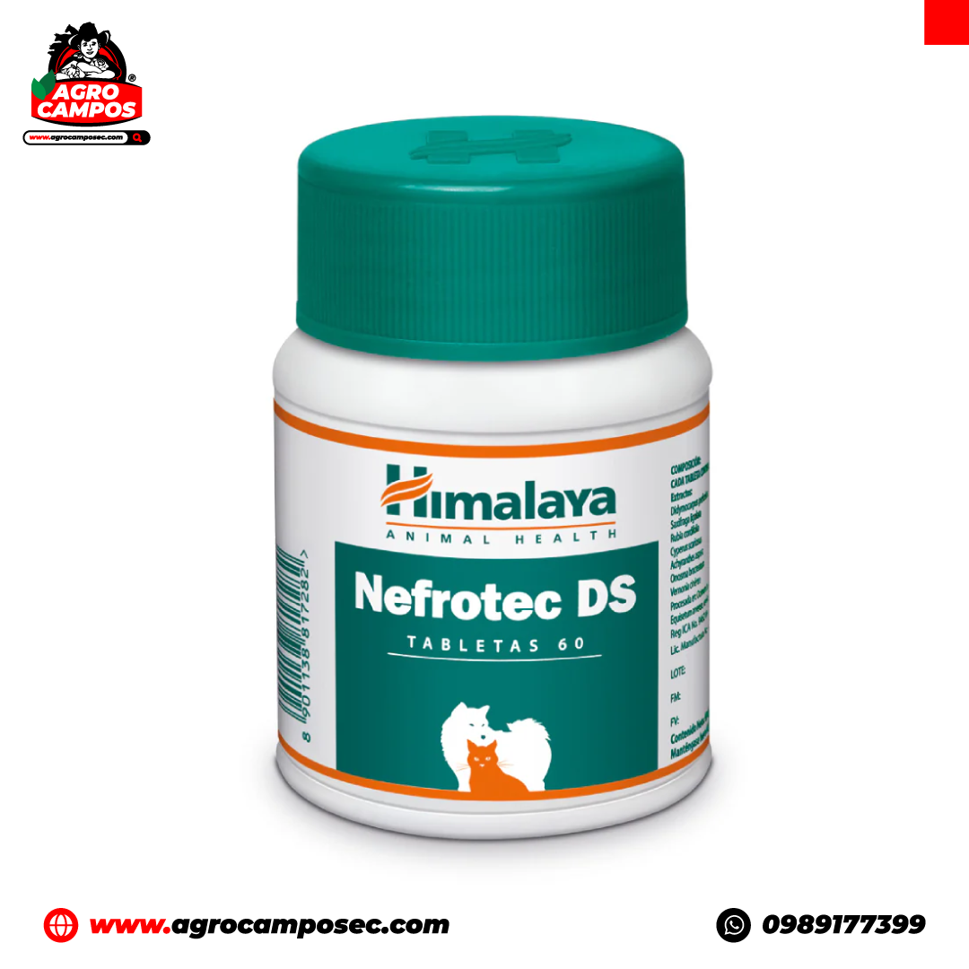 Nefrotec DS Himalaya Multiherbal Ayurvedico Infecciones Tracto Urinario Caninos Felinos Ecuador - Agro Campos® Online Store

