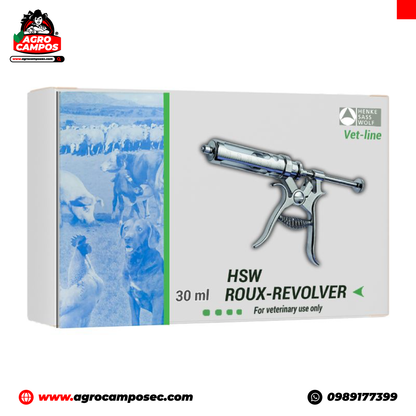 Jeringa Pistola Roux Revolver