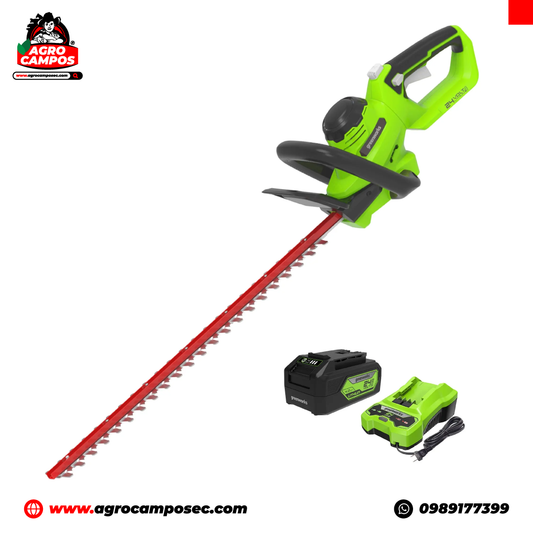 Greenworks Podadora de Altura + Cortasetos 24V