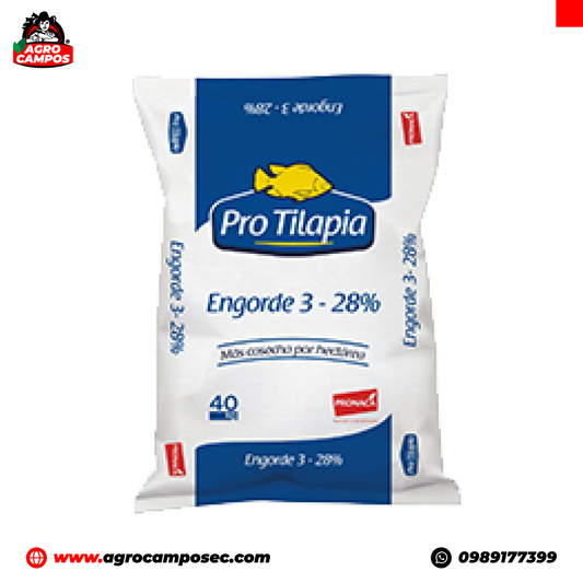 ProTilapia Engorde 3 Pronaca 20kg - Agro Campos