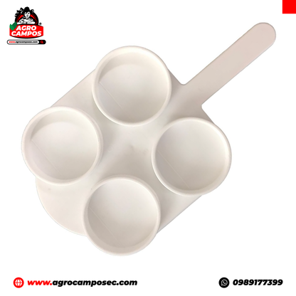 Paleta para Prueba de Mastitis de 4 Compartimentos