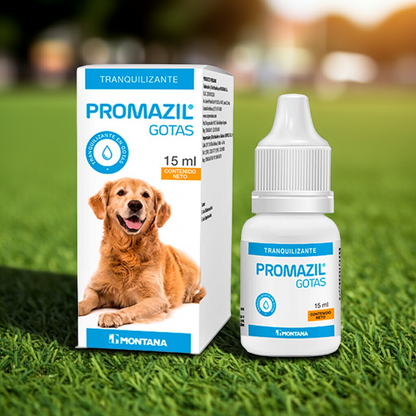 Promazil Gotas Frasco 15ml Tranquilizante Veterinario Caninos Felinos Ecuador - Agro Campos® Online Store