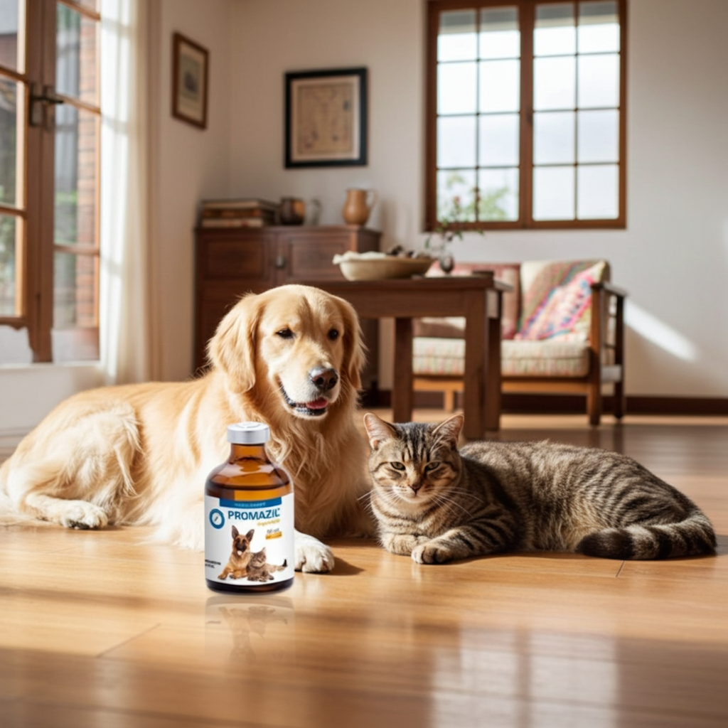 Promazil Inyectable Neuroleptico Estres Transporte Mascotas Veterinario Ecuador - Agro Campos® Online Store
