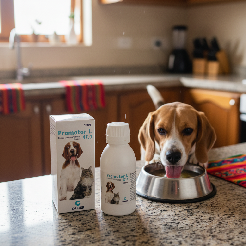 Promotor L 47.0 Beagle Bebiendo Agua Suplemento Vitamínico Mascotas Ecuador - Agro Campos® Online Store