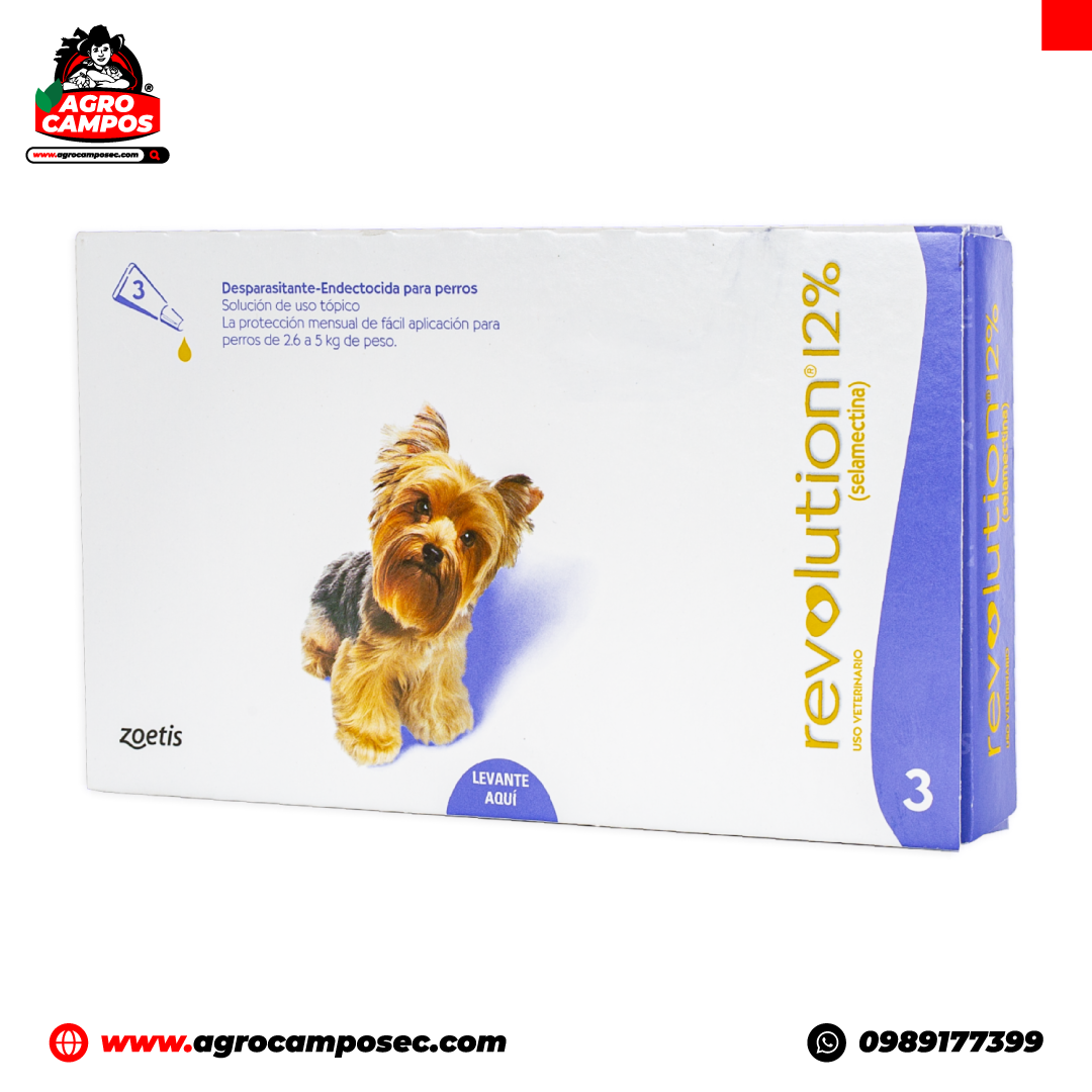 Revolution Antiparasitario Tópico Perros y Gatos 3 Pipetas