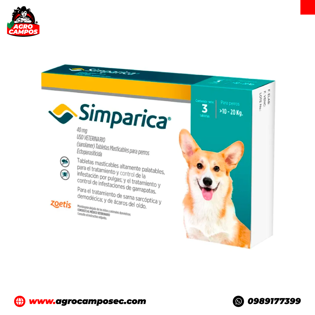 Simparica 40mg 10-20Kg