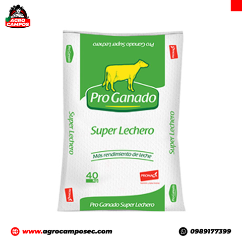 ProGanado Super Lechero Tropical Pronaca 40kg - Agro Campos