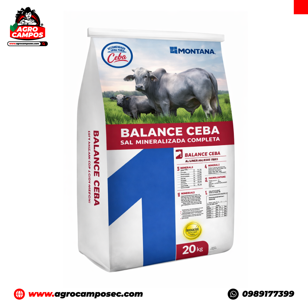 Sal Balance Ceba Montana Calcio Fosforo Magnesio Suplemento Mineral Ganado Carne Engorde Ecuador - Agro Campos® Online Store
