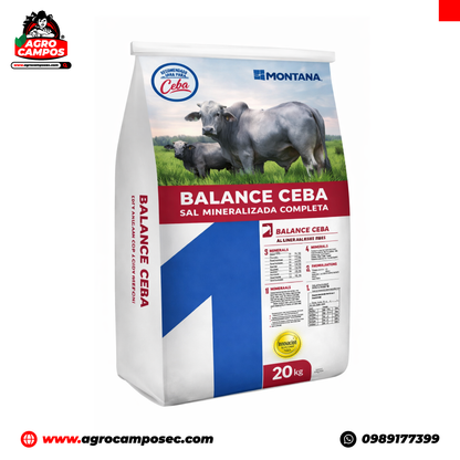 Sal Balance Ceba Montana Calcio Fosforo Magnesio Suplemento Mineral Ganado Carne Engorde Ecuador - Agro Campos® Online Store
