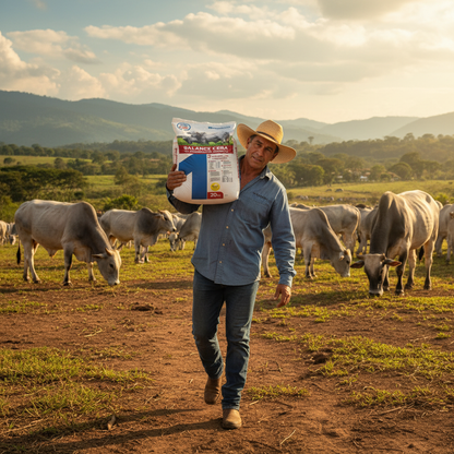 Sal Balance Ceba Montana Ganadero Cargando Saco Hacienda Tropical Ecuador - Agro Campos® Online Store
