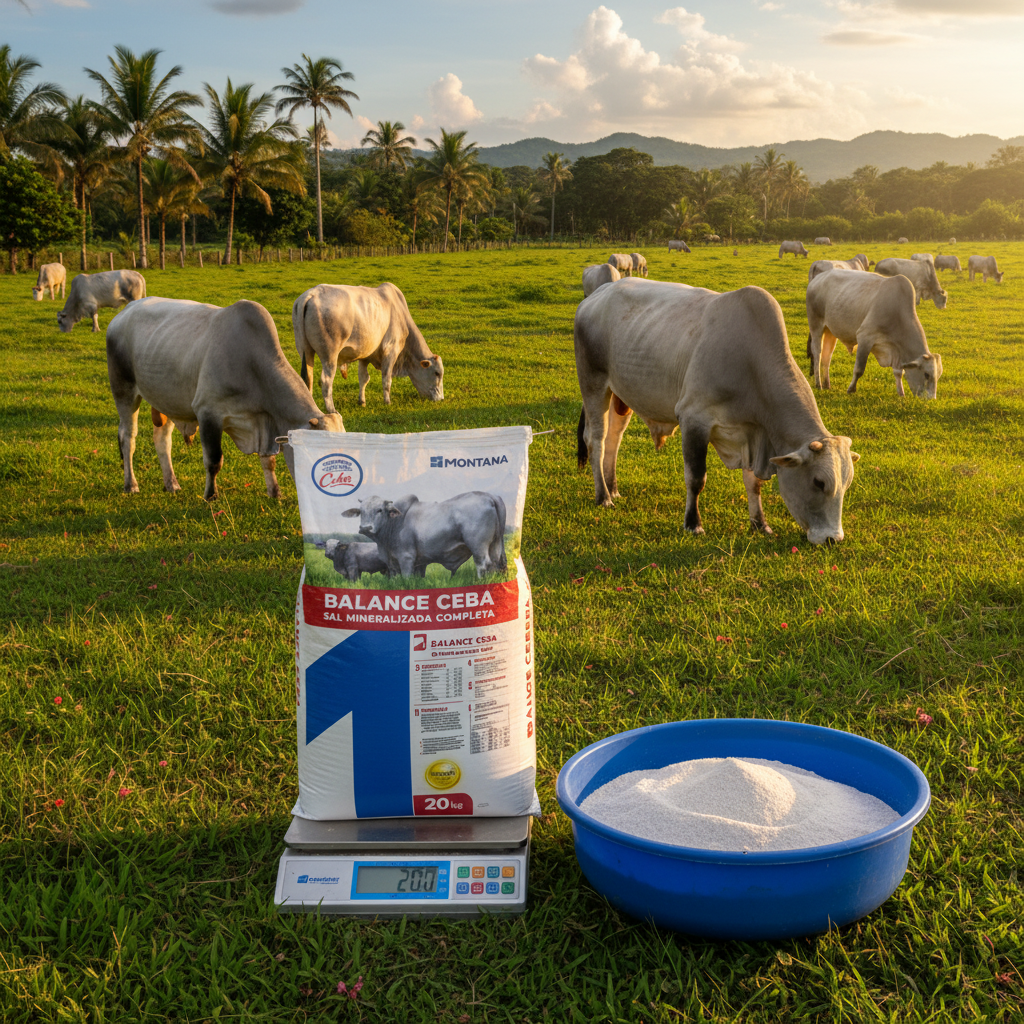 Sal Balance Ceba Montana Potrero Tropical Brahman Comedero Mineral Ecuador - Agro Campos® Online Store
