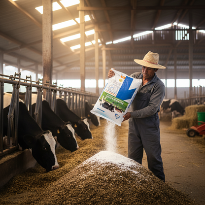 Sal Balance Leche Montana Agricultor Dosificando Racion Establo Bovinos Ecuador - Agro Campos® Online Store
