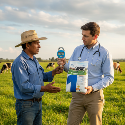 Sal Balance Leche Montana Veterinario Asesorando Finca Ganadera Ecuador - Agro Campos® Online Store
