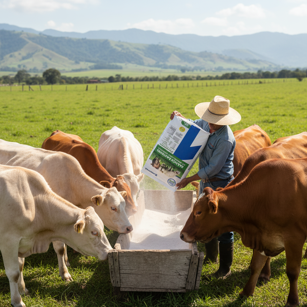 Sal Balance Pastoreo Montana Ganadero Dosificando Comedero Terneros Suplemento Ecuador - Agro Campos® Online Store
