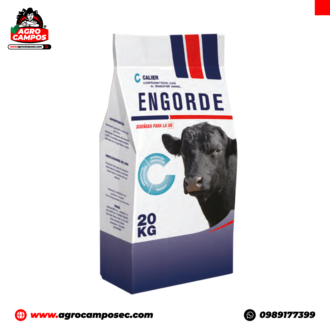 Sal Calier Engorde Calcio Fosforo Probioticos Prebioticos Enzimas Ganado Engorde Ecuador - Agro Campos® Online Store
