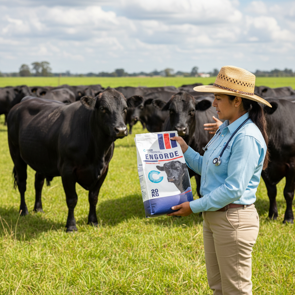 Sal Calier Engorde Veterinario Asesorando Angus Musculoso Desarrollo Muscular Ecuador - Agro Campos® Online Store
