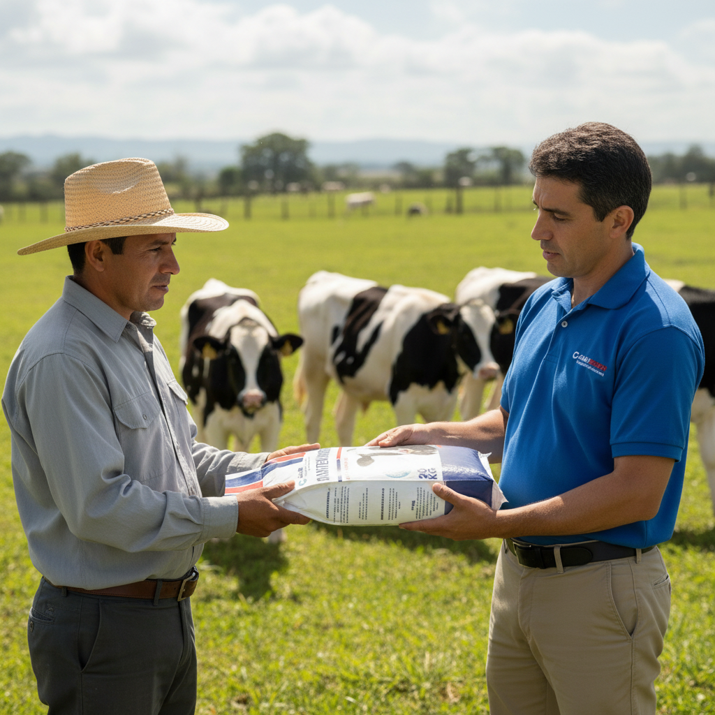 Sal Calier Mantenimiento Veterinario Asesorando Novillas Holstein Cria Ecuador - Agro Campos® Online Store

