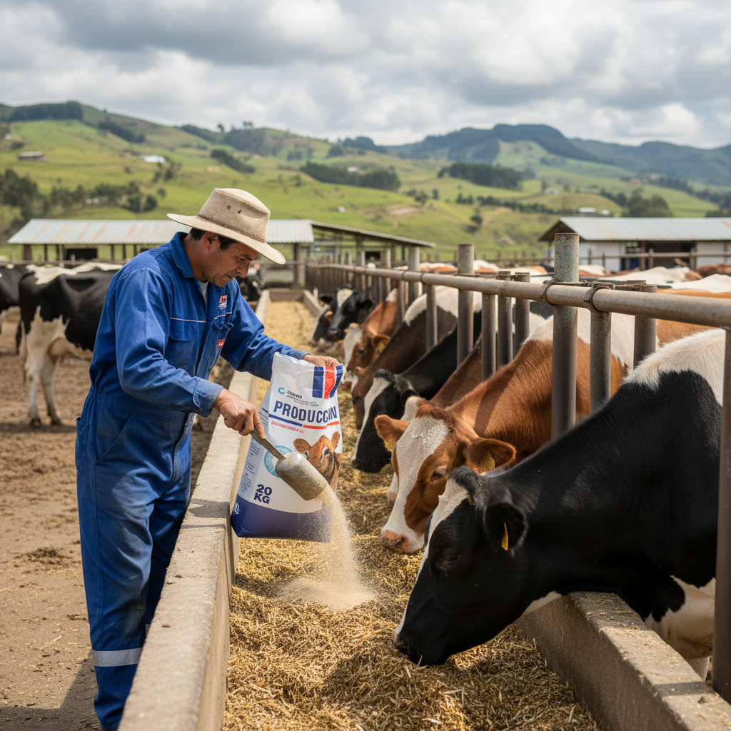 Sal Calier Produccion Ganadero Mezclando Vacas Jersey Holstein Suplemento Ecuador - Agro Campos® Online Store
