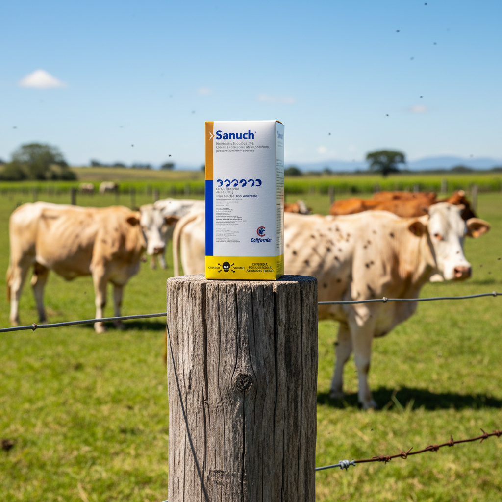 Sanuch Polvo Ganado Bovino Control Moscas Hematofagas Cerca Ecuador - Agro Campos® Online Store
