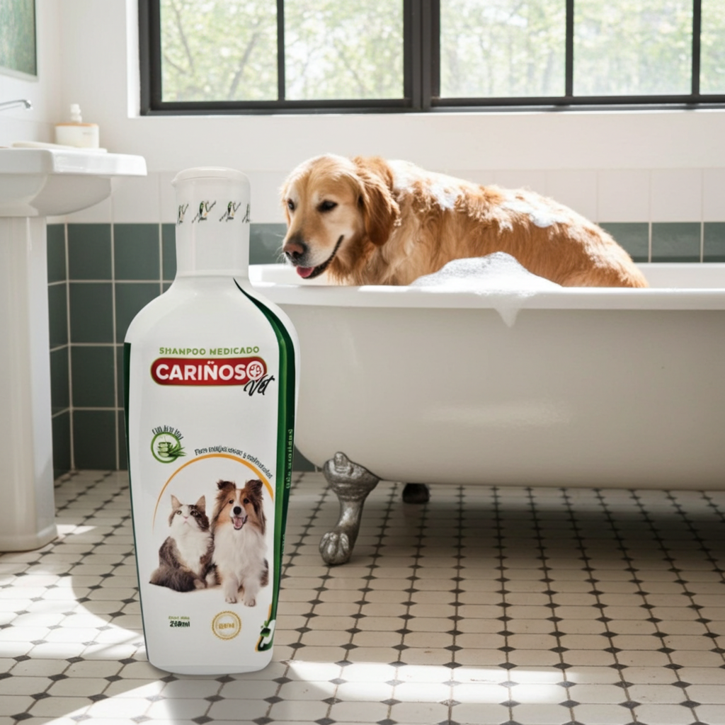 Shampoo Medicado Carinoso Acido Salicilico Antipruriginoso Caninos Felinos Ecuador - Agro Campos® Online Store
