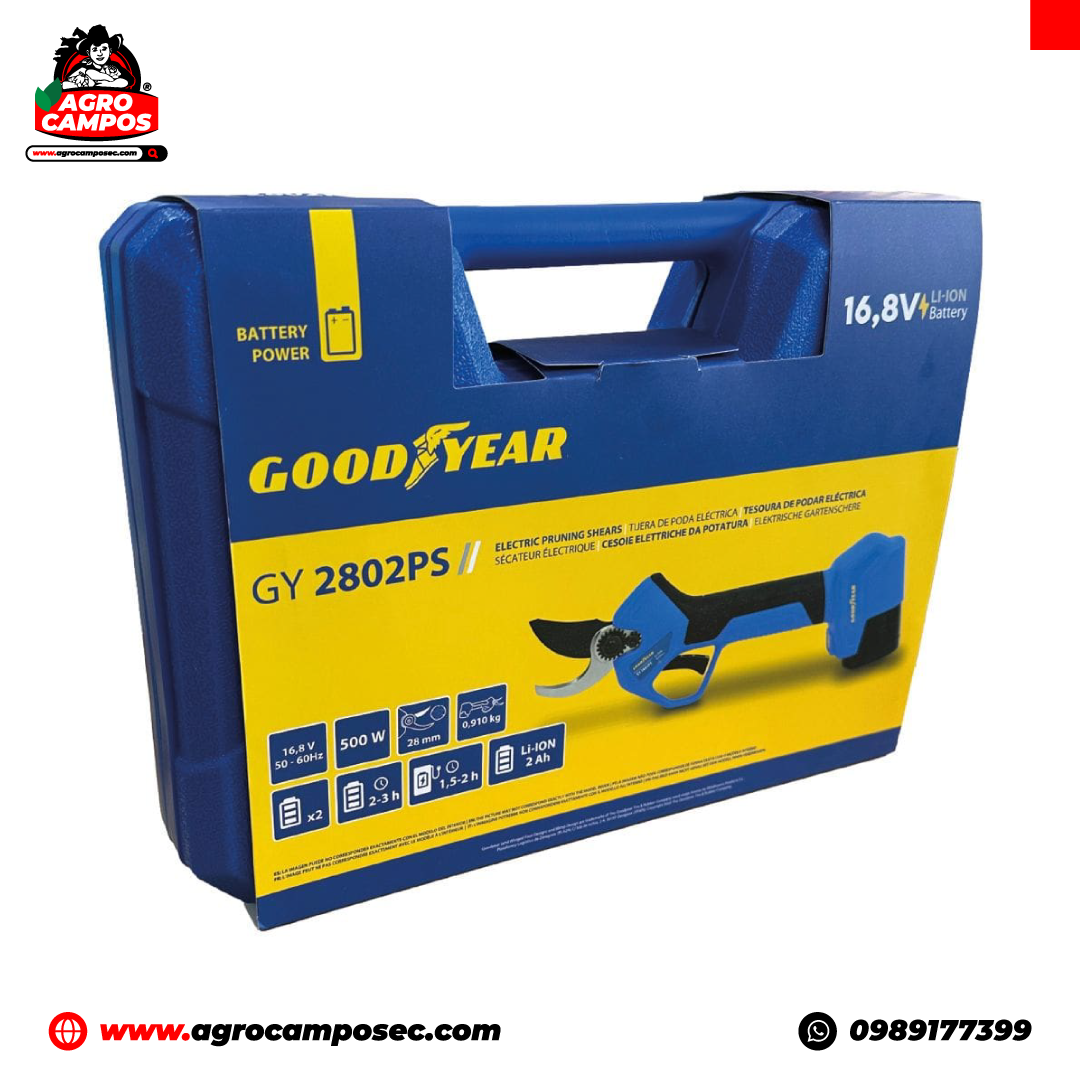 Tijera de Poda Eléctrica Goodyear GY2802PS
