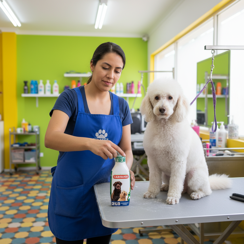 Talco Carinoso Peluqueria Canina Groomer Poodle Antipulgas Ecuador - Agro Campos® Online Store

