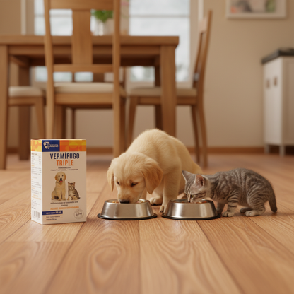 Vermifugo Triple Cachorro Gatito Control Parasitos Gastrointestinales Ecuador - Agro Campos® Online Store
