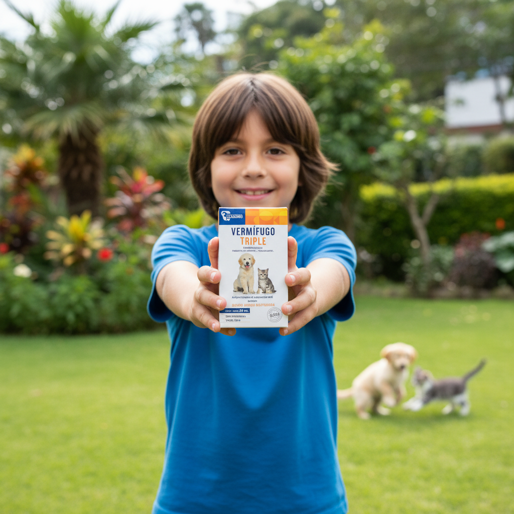 Vermifugo Triple Nino Cachorro Gatito Jardin Antiparasitario Mascotas Ecuador - Agro Campos® Online Store
